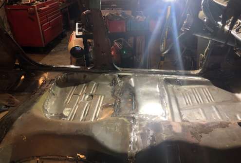 62 Chevy Bel air floorpan